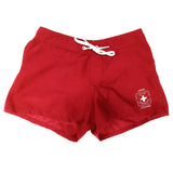 Carpinteria JG Girls TIDE Board Shorts-Red