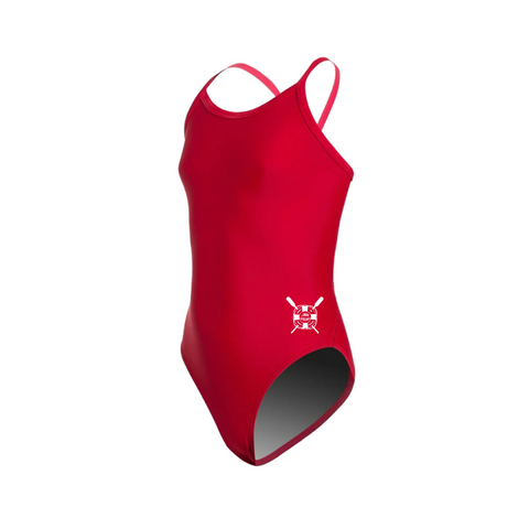 COUNTY Santa Barbara JG 1-Piece THIN Swimsuit-RED