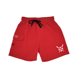 COUNTY Santa Barbara Everyday Elastic JG Shorts RED