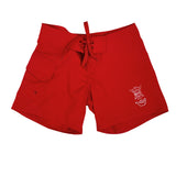 Santa Barbara Girls Jr. Guard Shortie Swim Trunks - Red