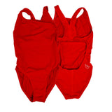 Junior Guard 1-Piece WIDE Strap Swimsuit Red (READ SIZING)