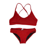 Junior Guard 2-Piece THIN Strap Swimsuit Red (READ SIZING)