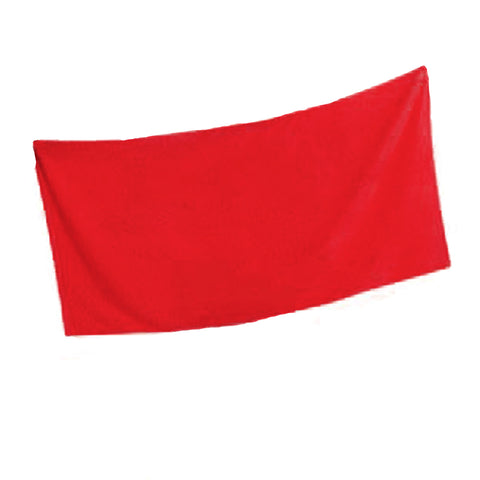 Jr. Guards Terry Cotton Beach Towel - Red