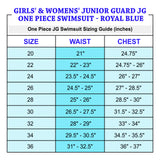 Junior Guard 1-Piece THIN Strap Swimsuit R.Blue(READ SIZING)