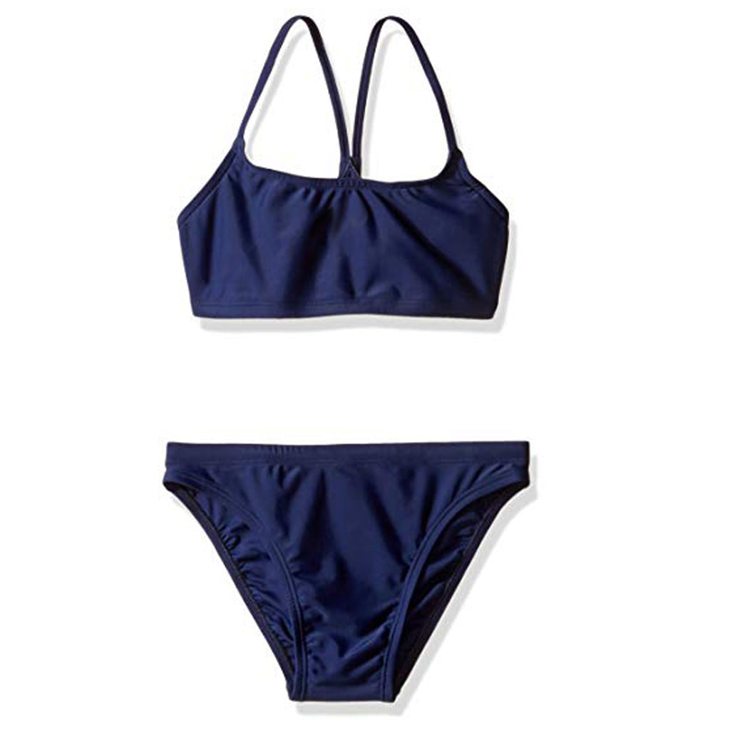 Junior Guard 2-Piece THIN Strap Swimsuit Navy (READ SIZING)