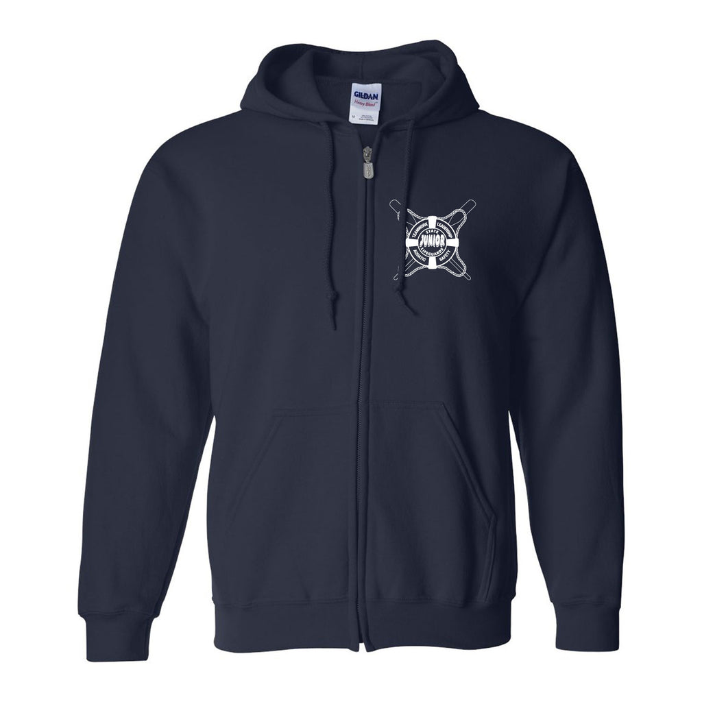 State Jr. Guards Full-Zip Navy Hooded Sweatshirt