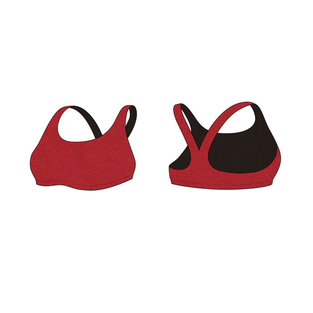 Girls TS Red Racer Bikini Top (Size XXS-L)