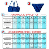 Girls & Women Junior Guard Bikini Top-Navy, Royal Blue, Red
