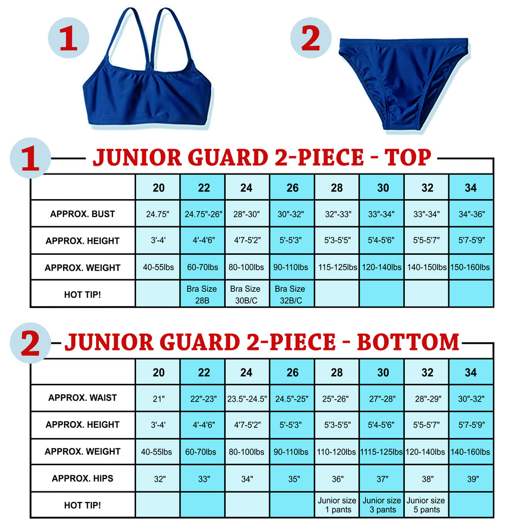 Girls&Womens Junior Guard Bikini Bottom-Navy,Royal Blue,Red