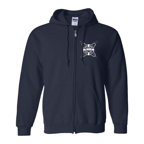 State Oars Jr. Guards Full-Zip Hooded Sweatshirt - Navy