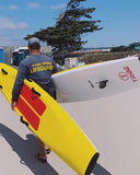 Tribe 10'6" Soft Top  Lifeguard Race Board - Yellow