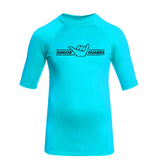 Junior Guard Shaka Bar Short Sleeve  UV Protective Rashguard Sun Shirt