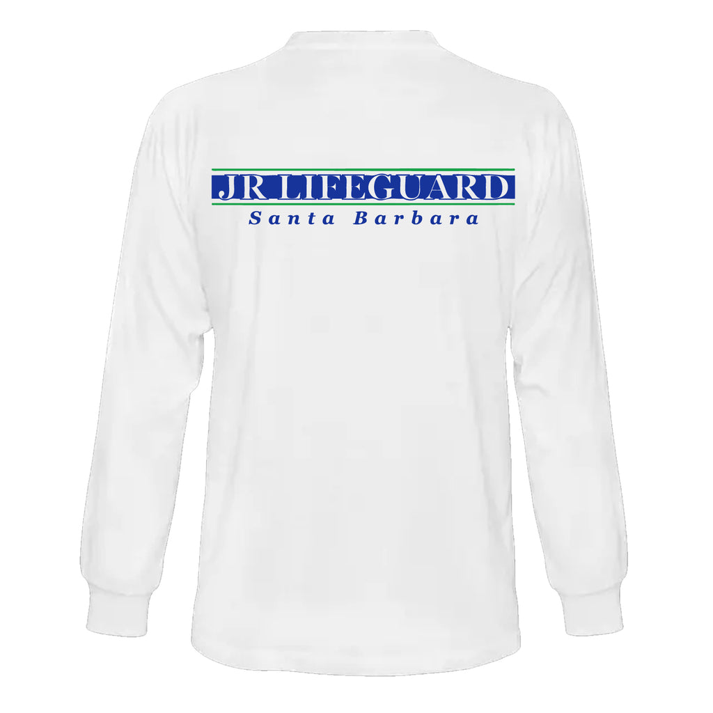 Santa Barbara Park and Recreation Long Sleeve T-Shirt Cotton/Polyester - White